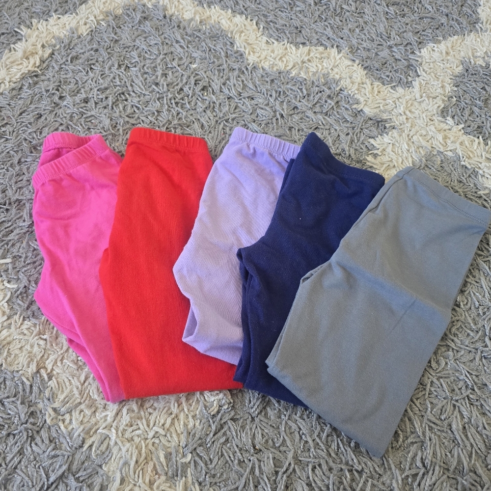 Colorful Kids Leggings 5T Cat & Jack (Selling Together)